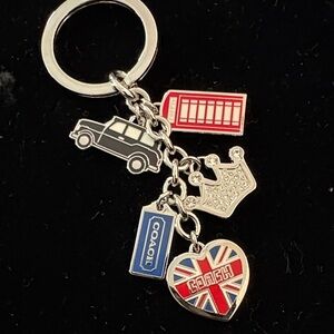 Coach Poppy Charm Keychain